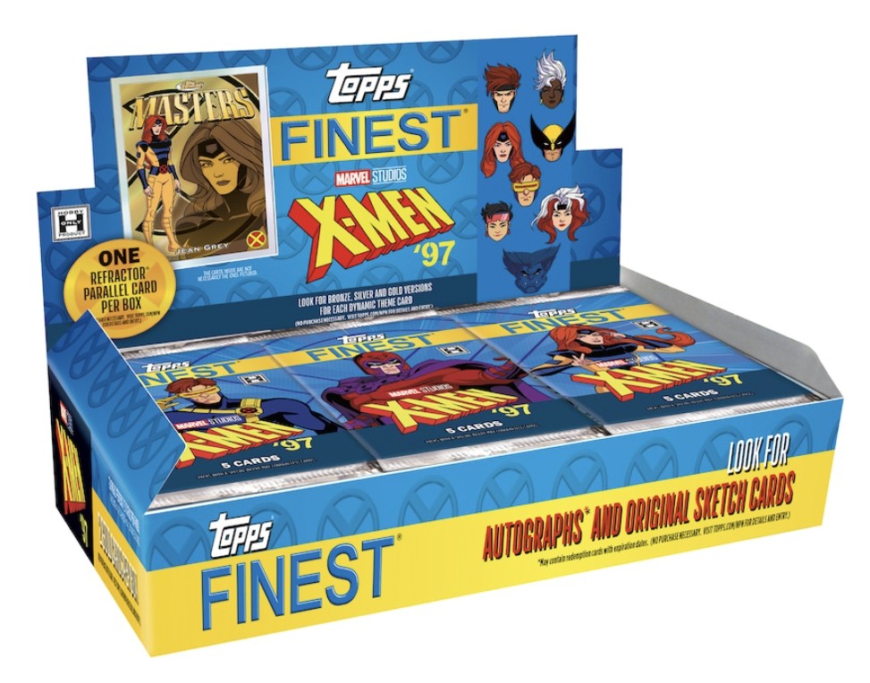 2025 Topps Finest X-Men 97 Hobby Trading Cards