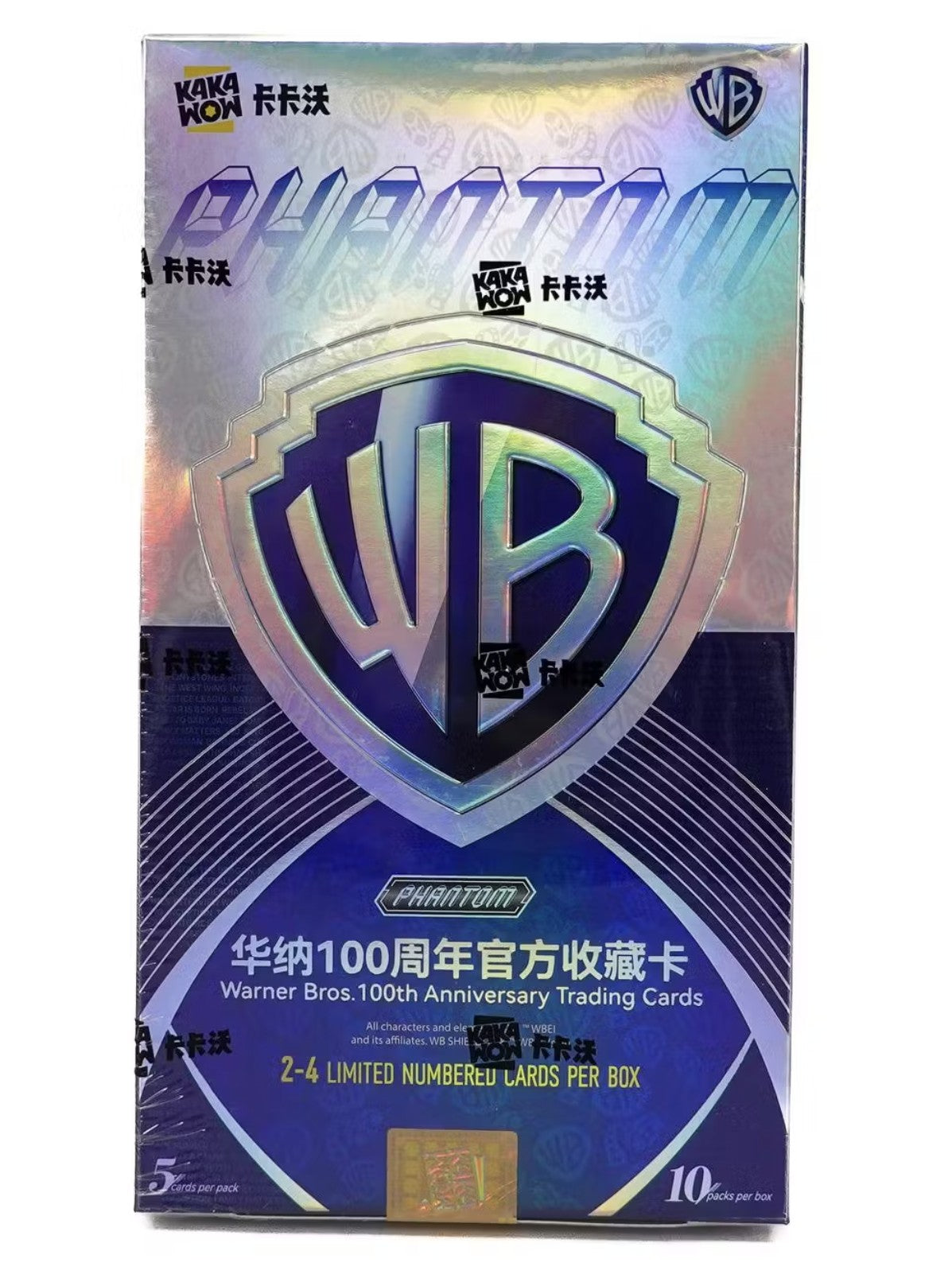 2024 Kakawow Warner Brothers Phantom 100th Anniversary Pack Trading Cards