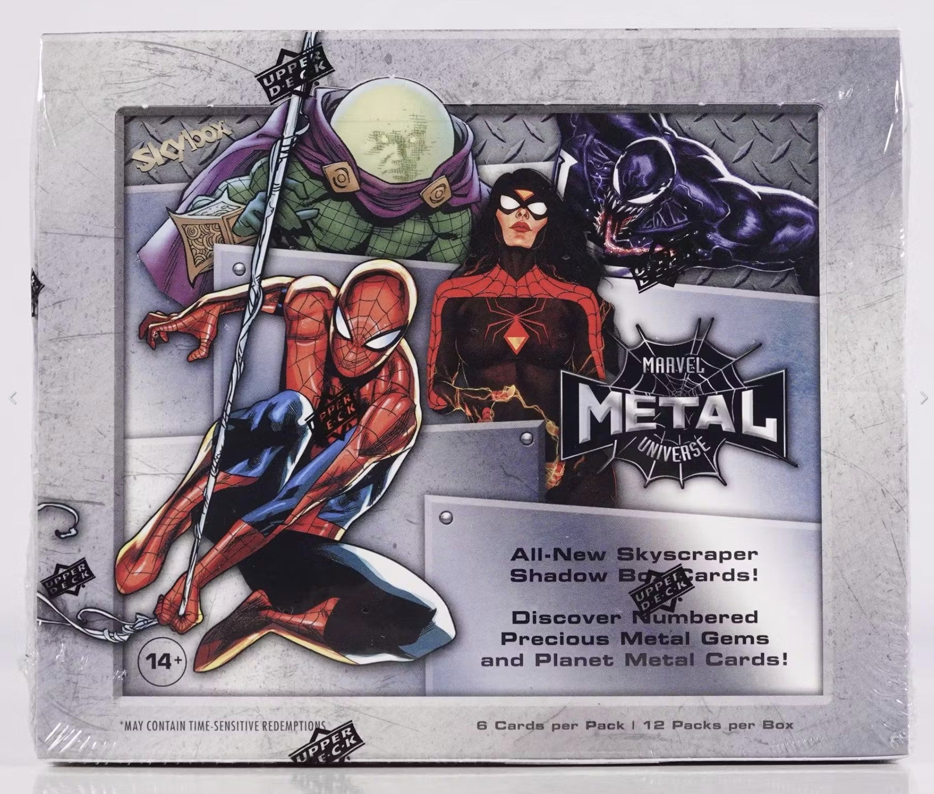 Upper Deck Marvel Spider-Man Metal Universe Hobby Trading Cards