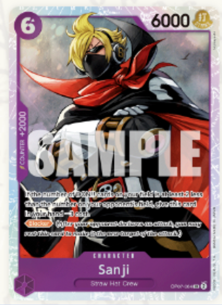 Sanji Signed Trading Card -Live