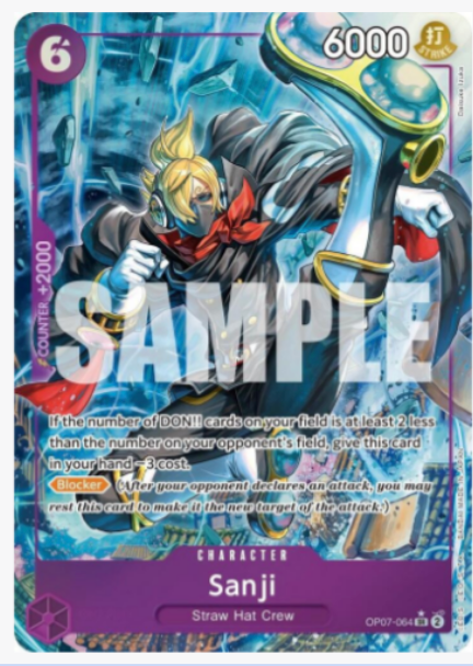 Sanji Signed Trading Card -Live