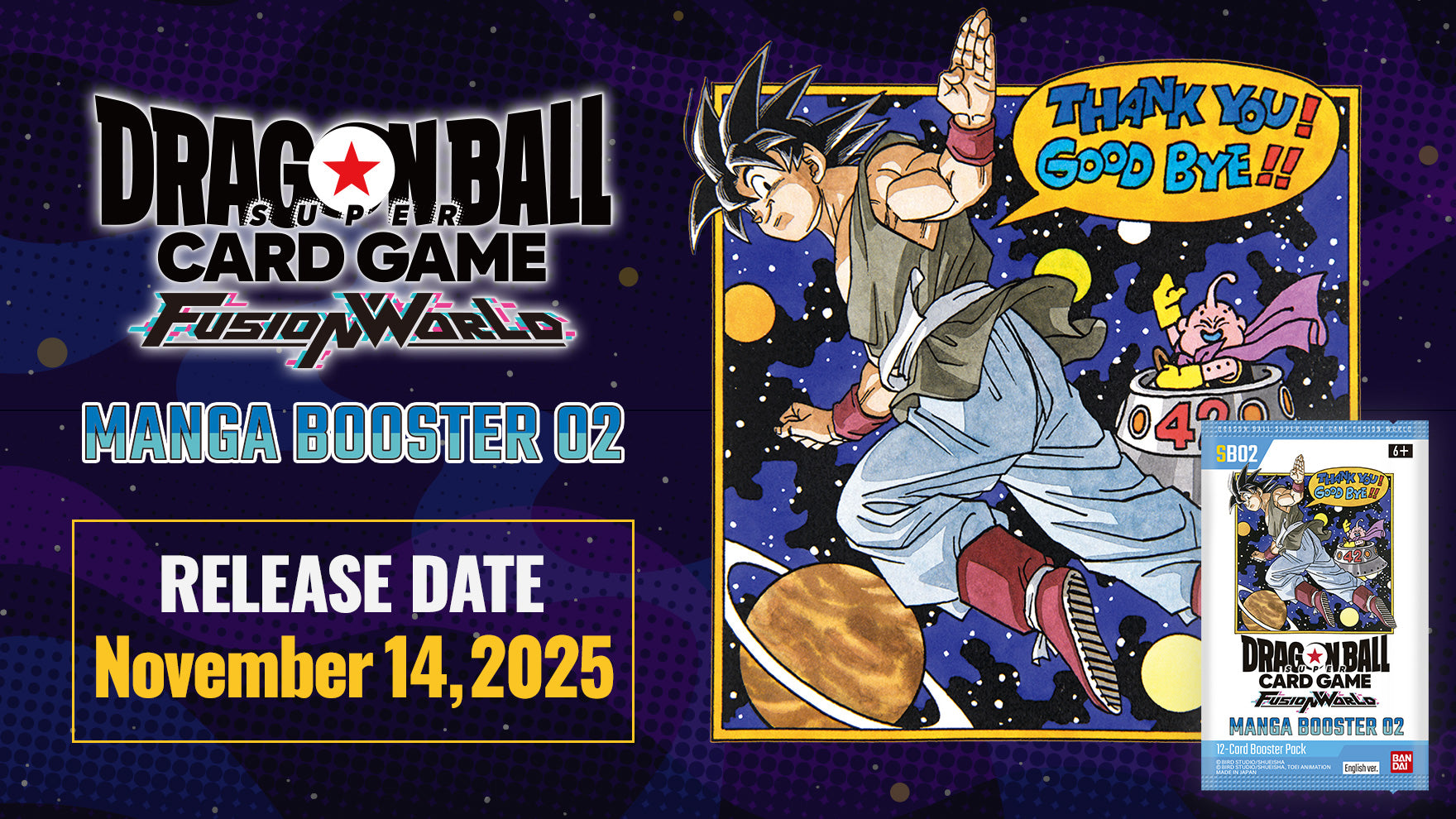 Dragon Ball Super Fusion Worlds Manga Booster 02 Trading Cards