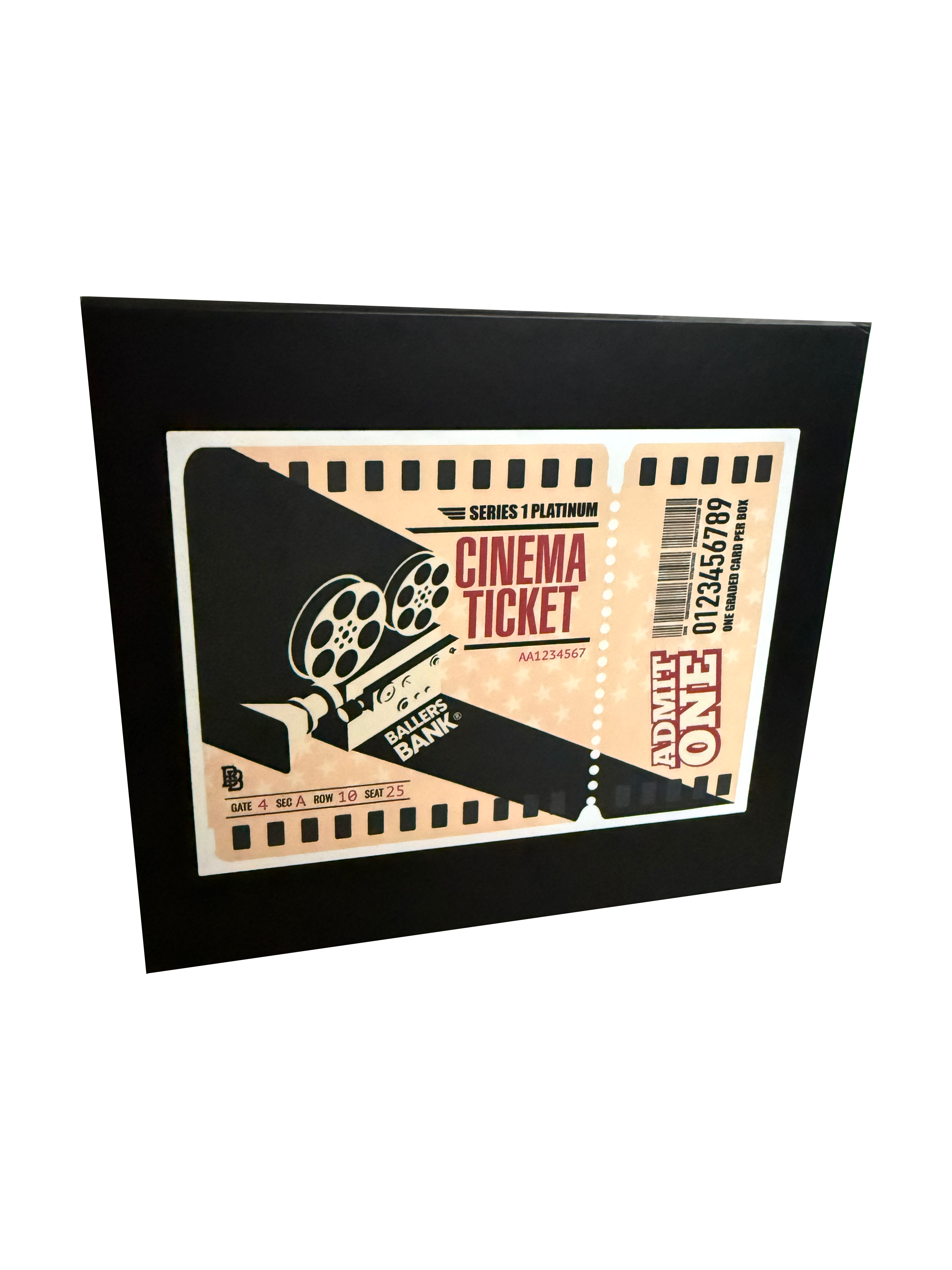 Ballers Bank Series 1 Platinum Cinema Ticket Graded Trading Card