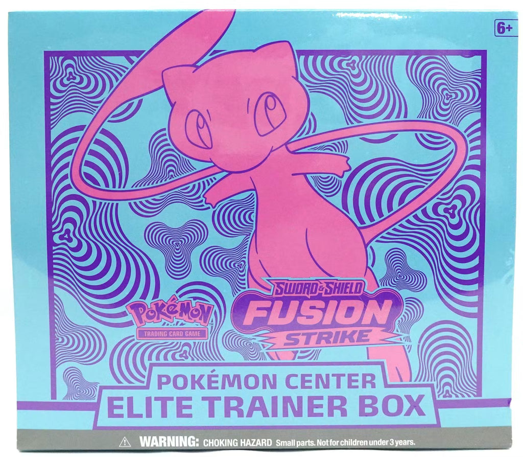 Pokemon Sword and Shield - Fusion Strike Pokemon Center Elite Trainer Trading Cards