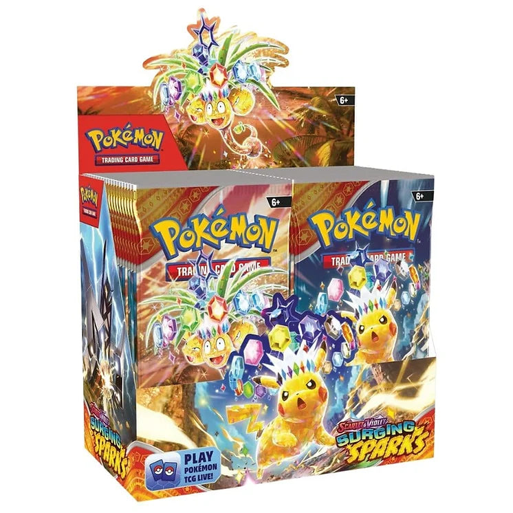 Pokemon Scarlet and Violet - Surging Sparks Trading Cards Pack Auction