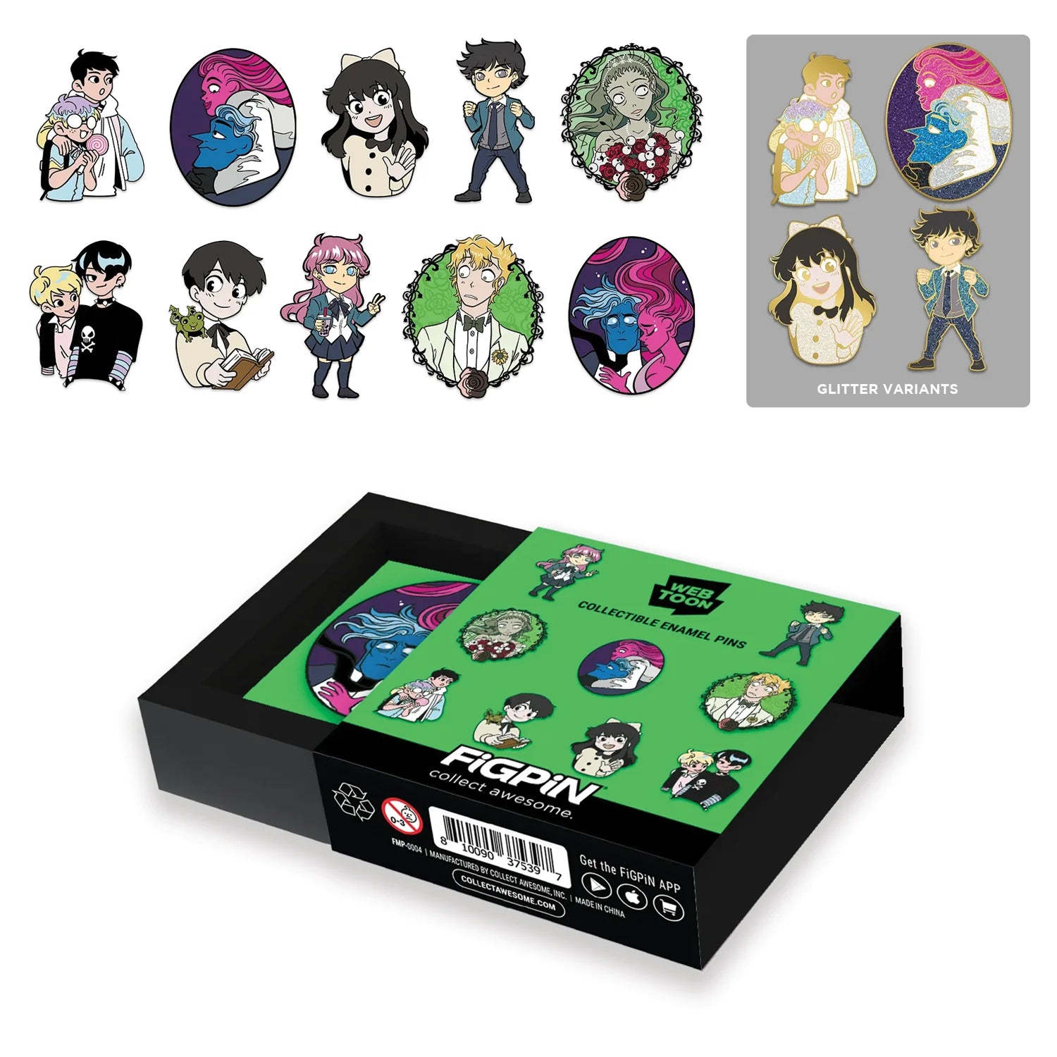 FiGPiN: Webtoon Series 1 Blind Box Enamel Pin