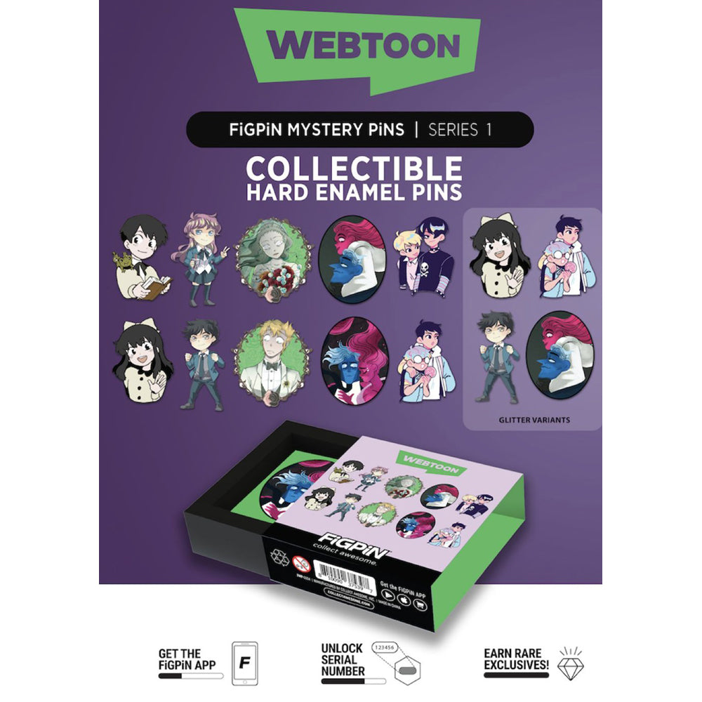 FiGPiN: Webtoon Series 1 Blind Box Enamel Pin