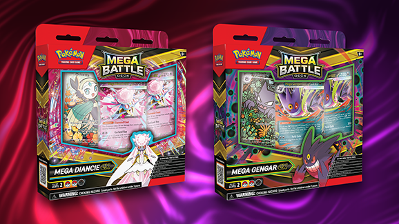 Pokemon Mega Battle Deck Mega Gengar ex Mega Diancie ex Trading Cards