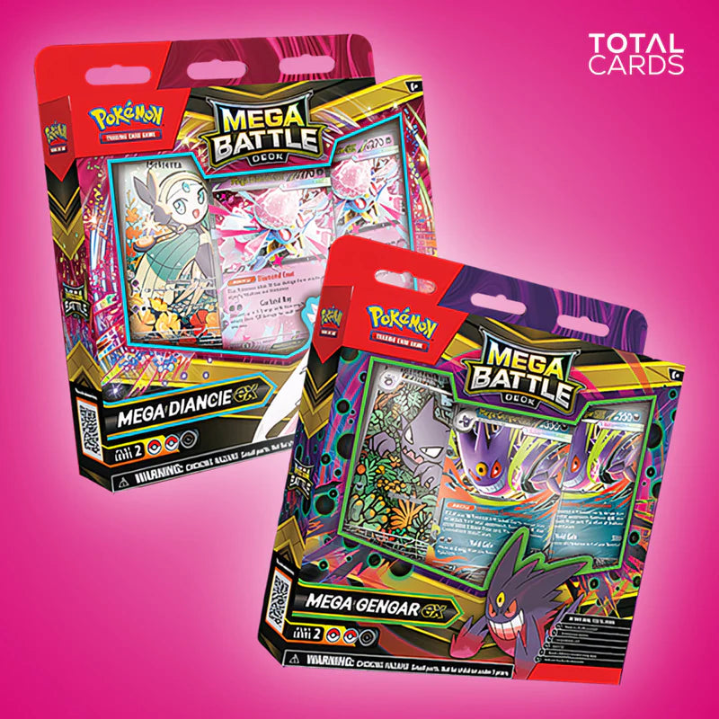 Pokemon Mega Battle Deck Mega Gengar ex Mega Diancie ex Trading Cards