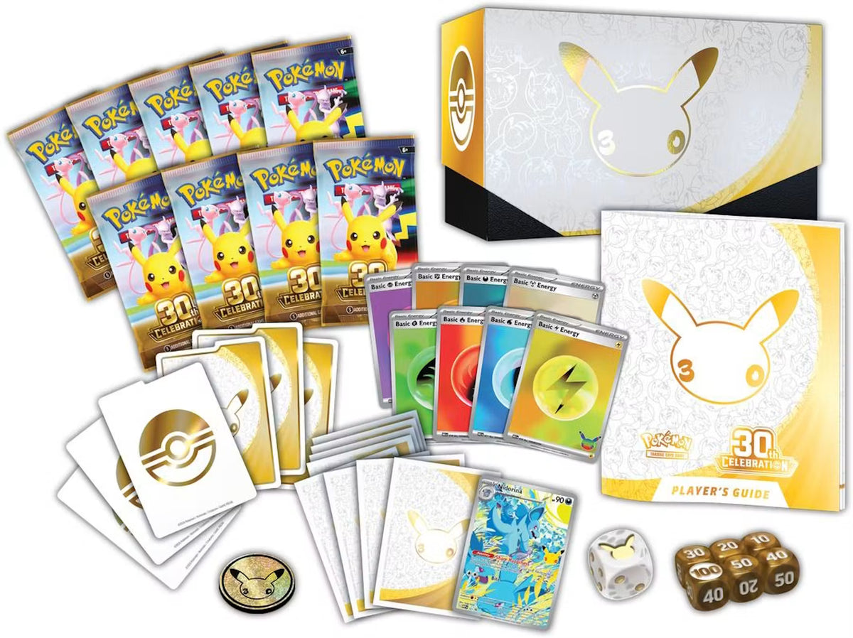 Pokemon 30th Celebration Elite Trainer Box Trading Cards