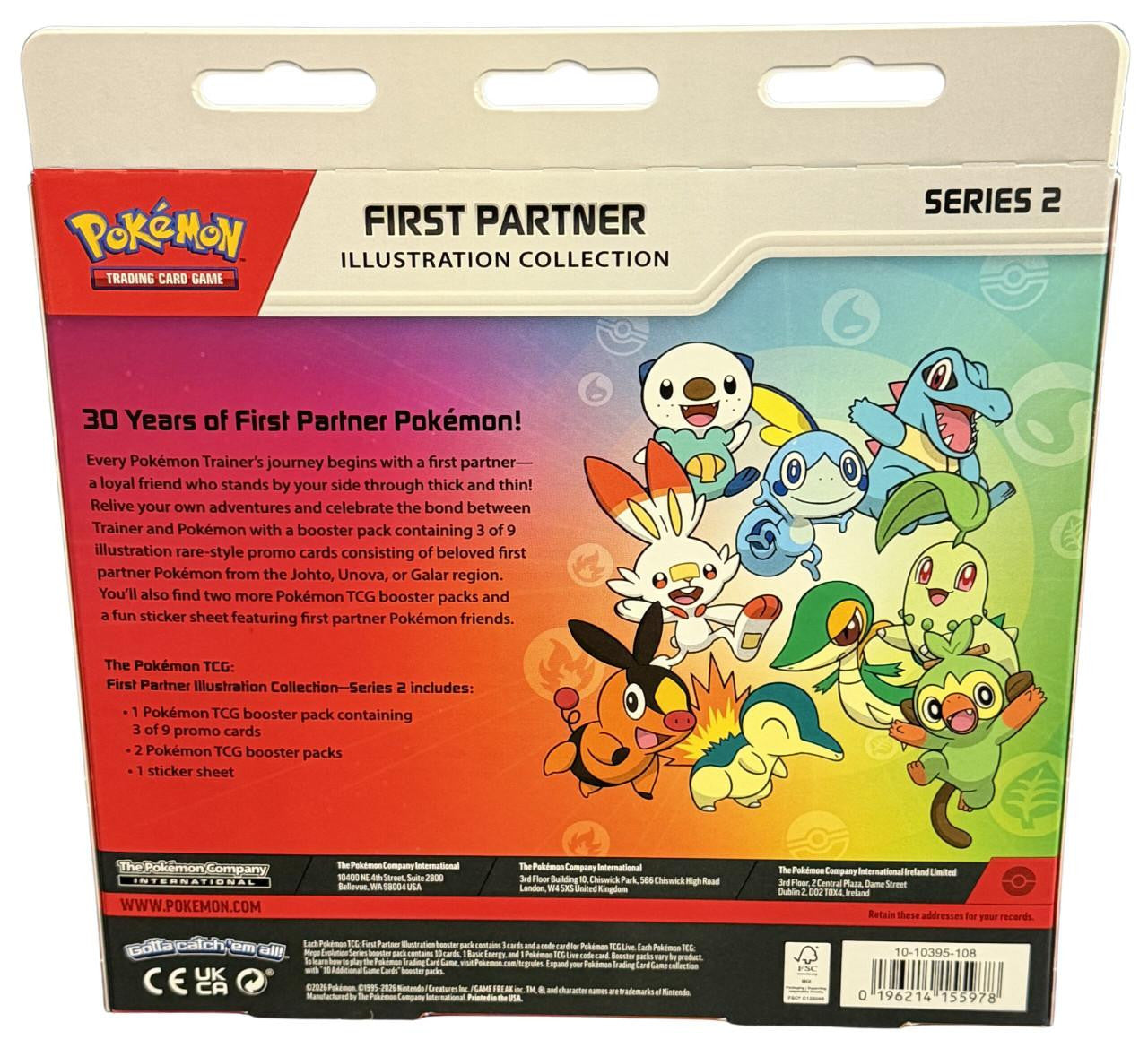 Pokemon First Partner Illustration Collection Series 2 Trading Cards