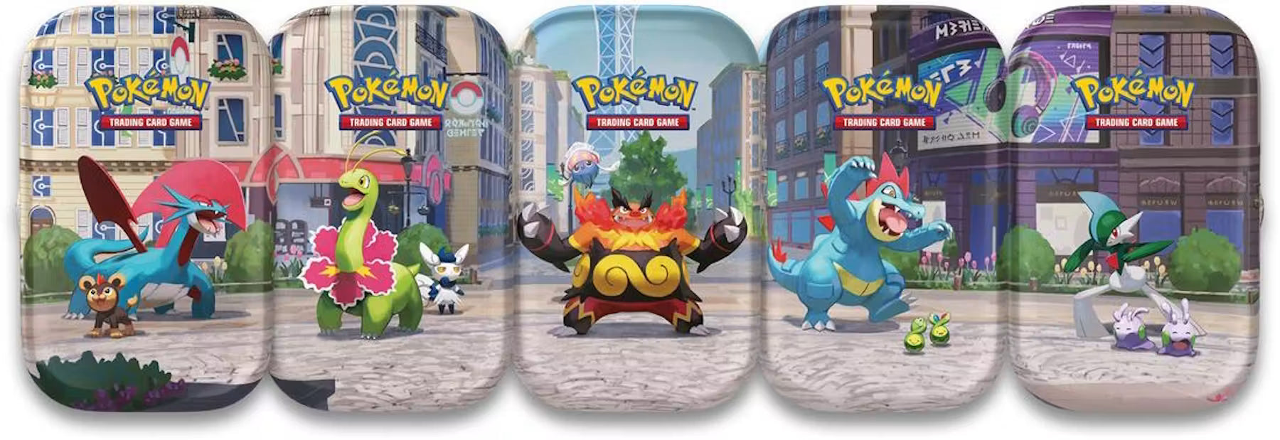Pokemon Lumiose City Mini Tin Trading Cards