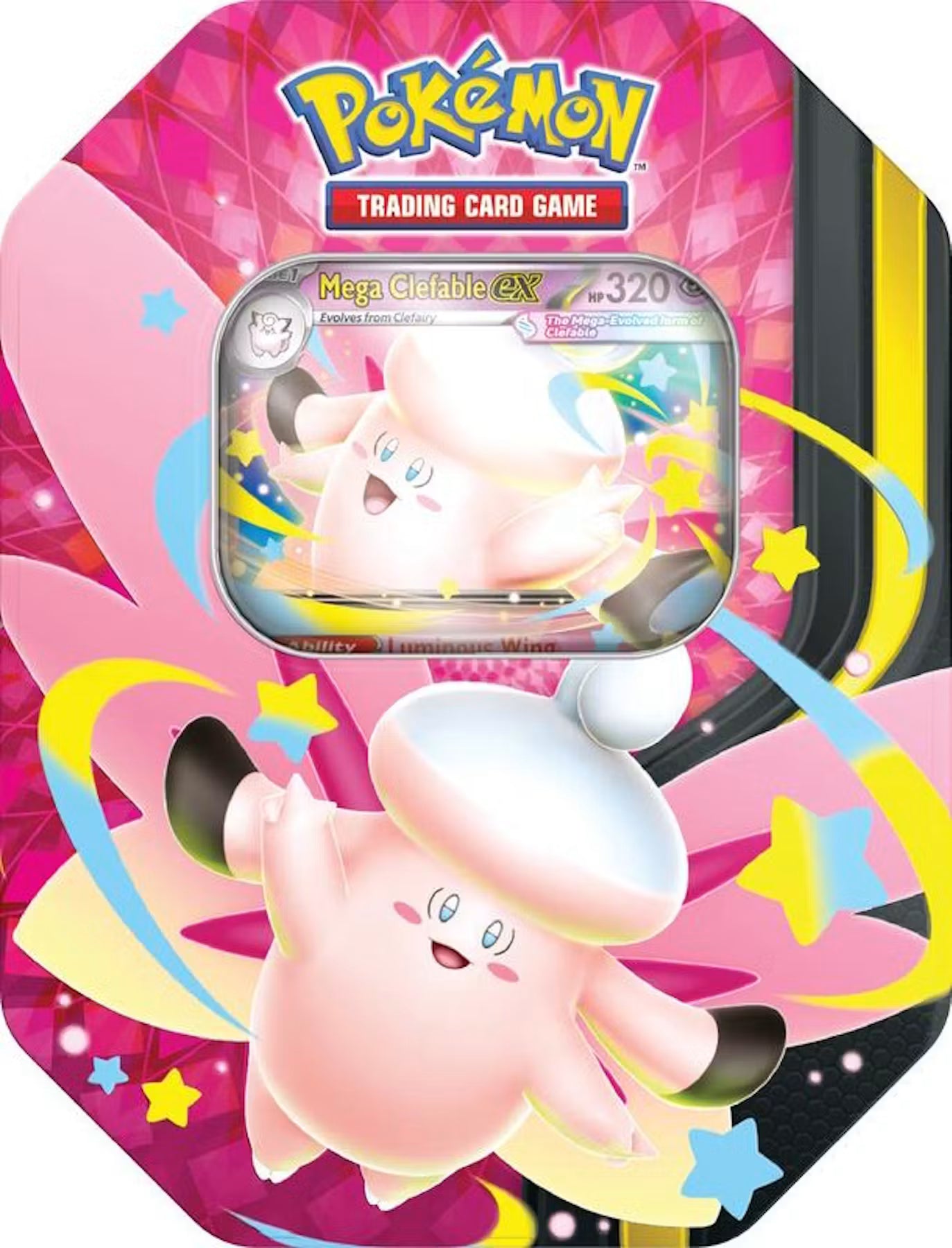 Pokemon Mega Moonlit Tin Trading Cards