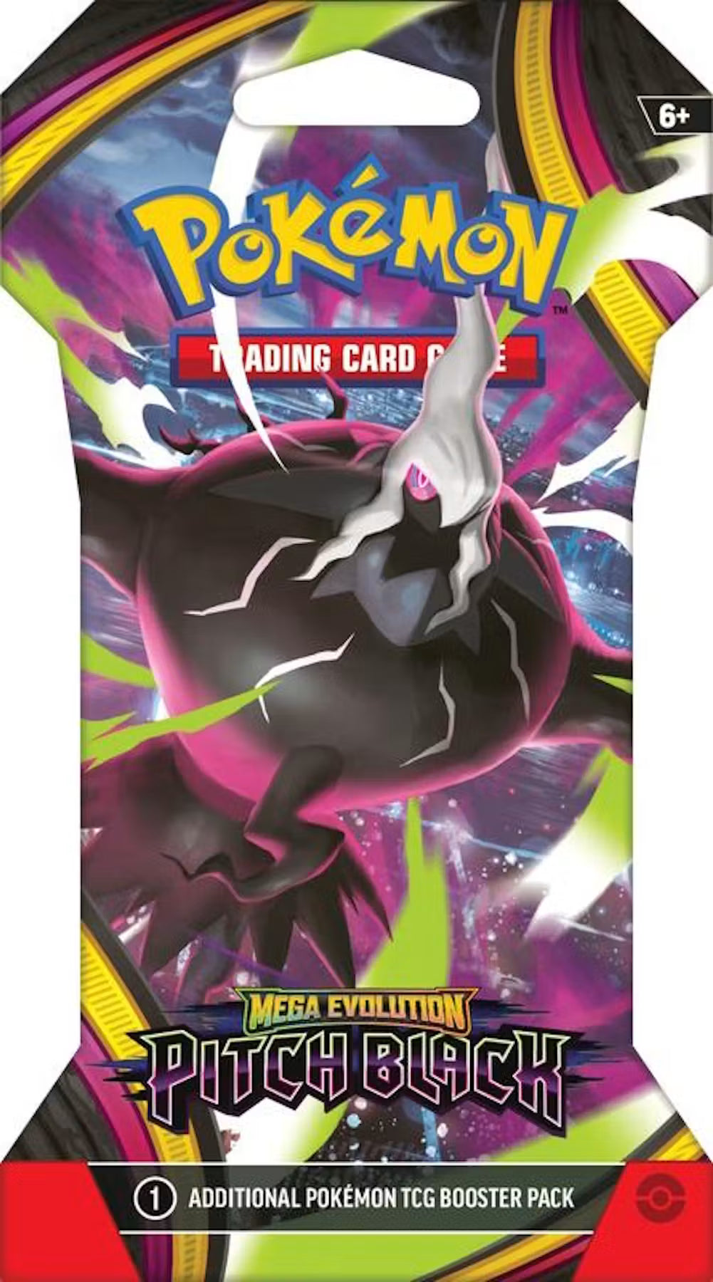 Pokemon Mega Evolution Pitch Black Sleeved Booster Trading Cards