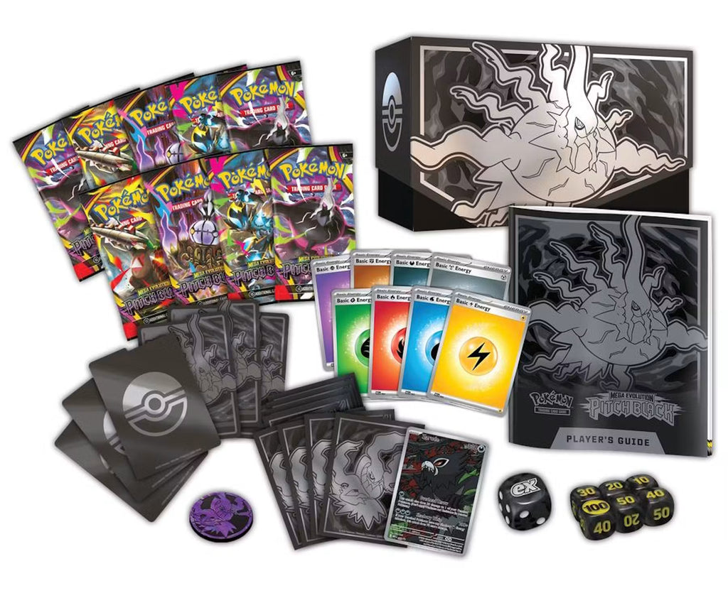 Pokemon Mega Evolution Pitch Black Elite Trainer Box Trading Cards
