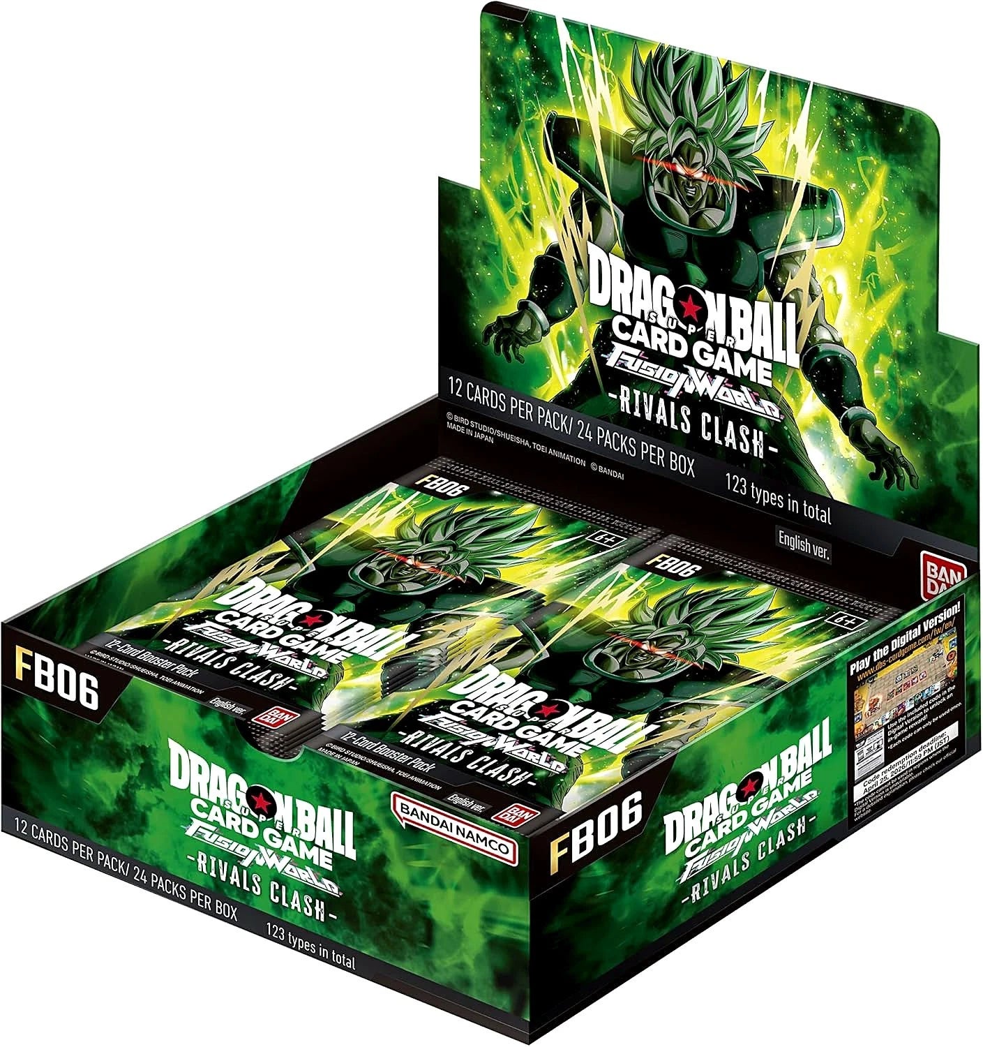 Dragon Ball Super Fusion Worlds Rivals Clash Trading Cards