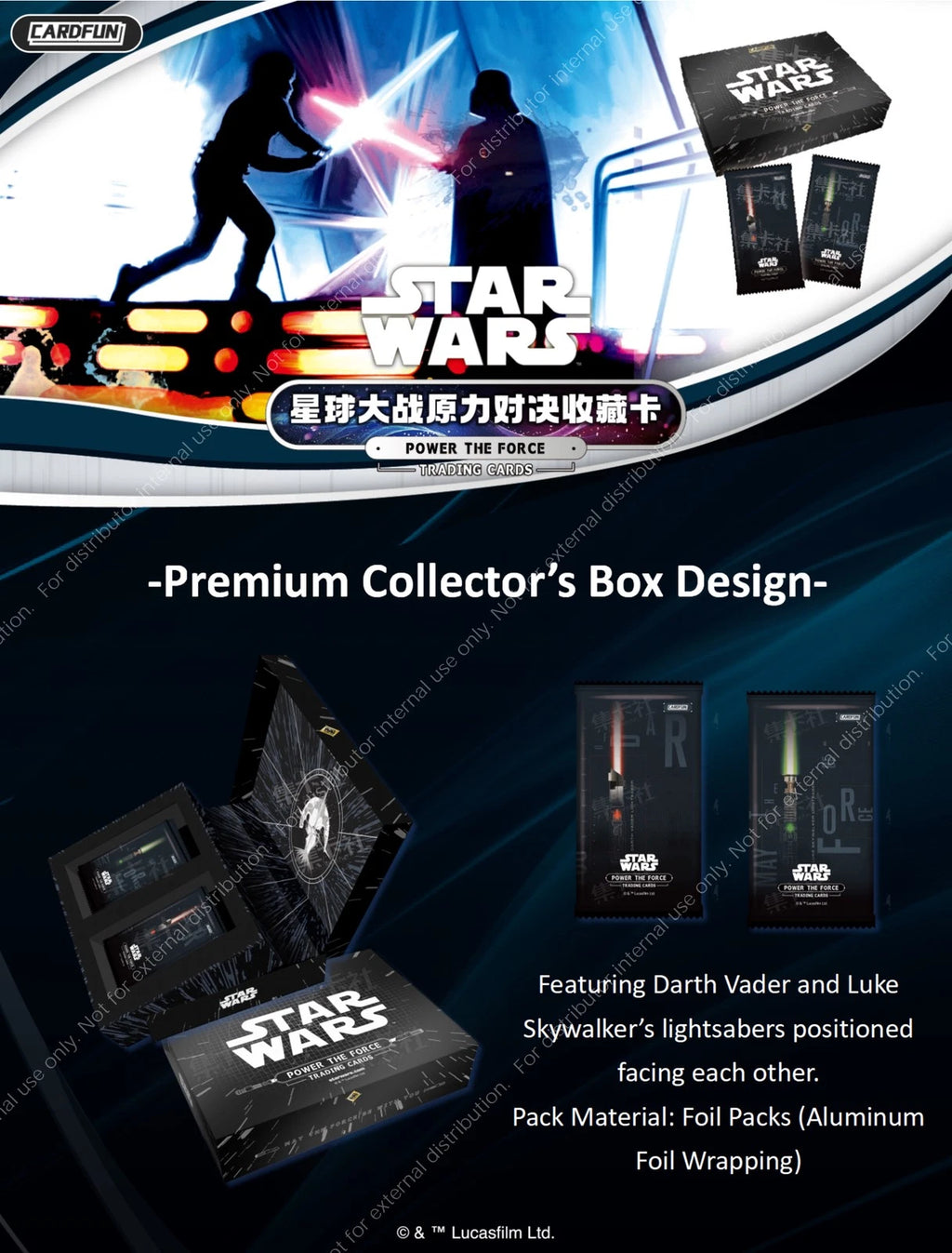 2025 Cardfun Star Wars Power the Force Trading Cards