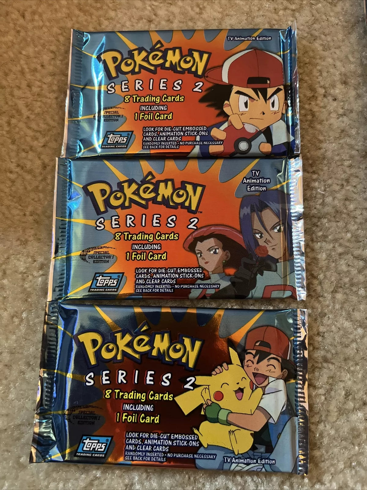 Pokemon Topps 2000 TV Animation Edition Series 2