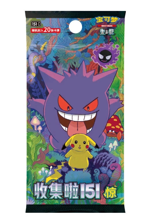 Pokemon Chinese Collection 151 Surprise Jumbo Trading Cards