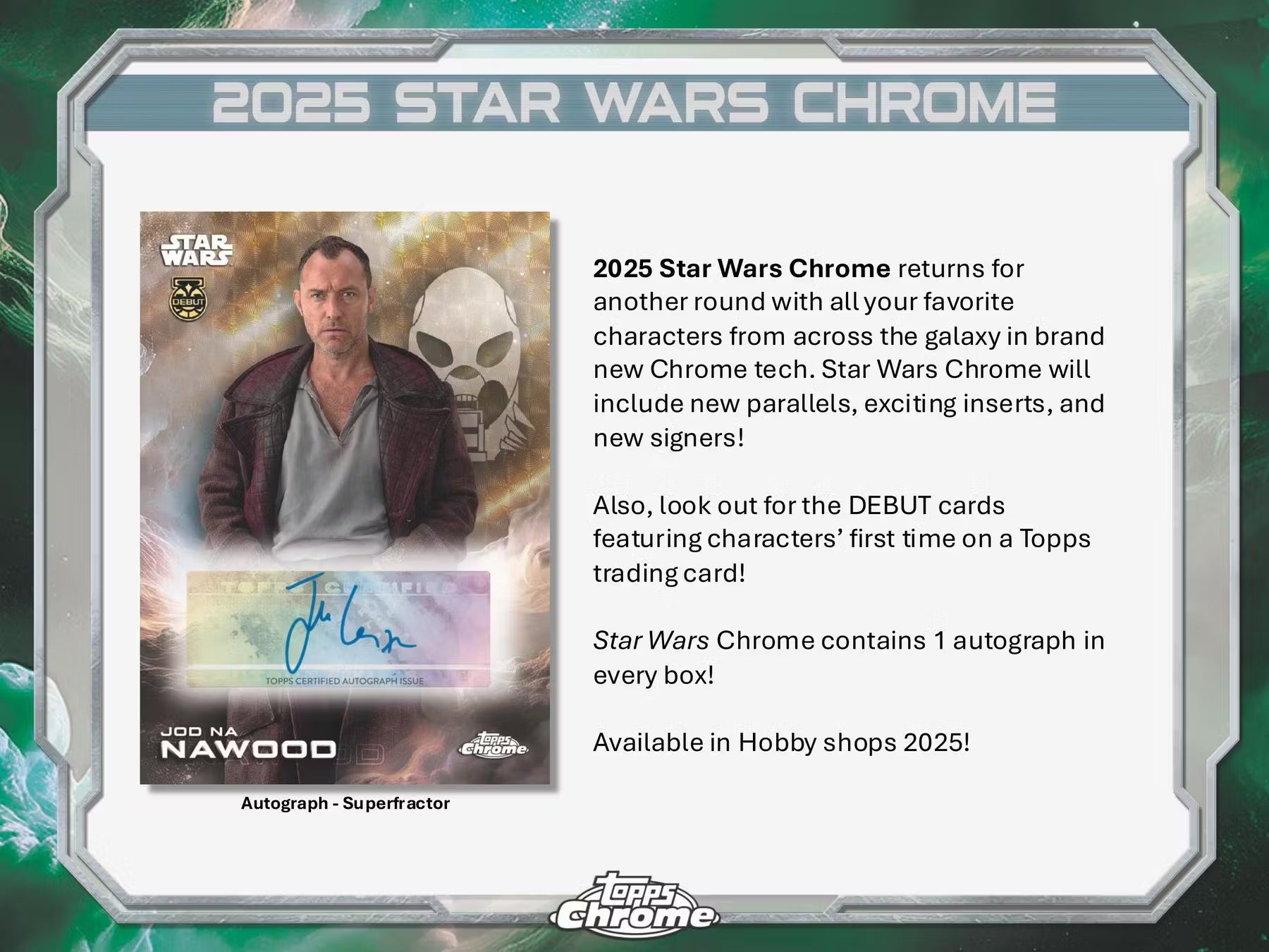 2025 Topps Chrome Star Wars Breakers Delight Trading Cards