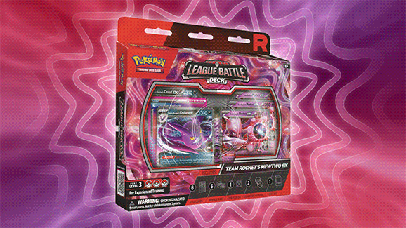 Pokemon Team Rocket's Mewtwo ex League Battle Deck Trading Cards
