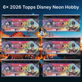 Disney Break 186 - 2026 Topps Disney Neon 6 Box Half Case Pick Your Movie