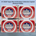 Marvel Break 192 - 2026 Topps Marvel Brooklyn Collection Captain America 4 Box Pick Your Character
