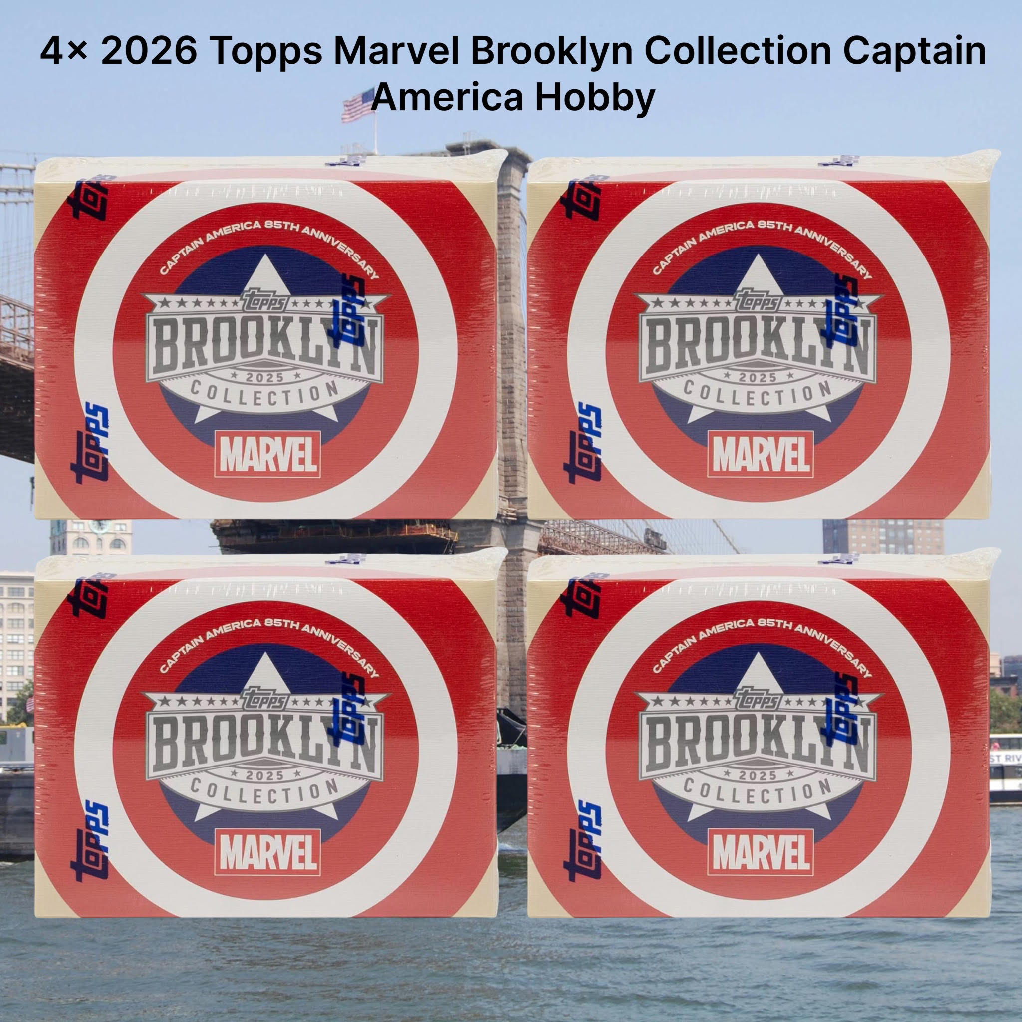 Marvel Break 192 - 2026 Topps Marvel Brooklyn Collection Captain America 4 Box Pick Your Character