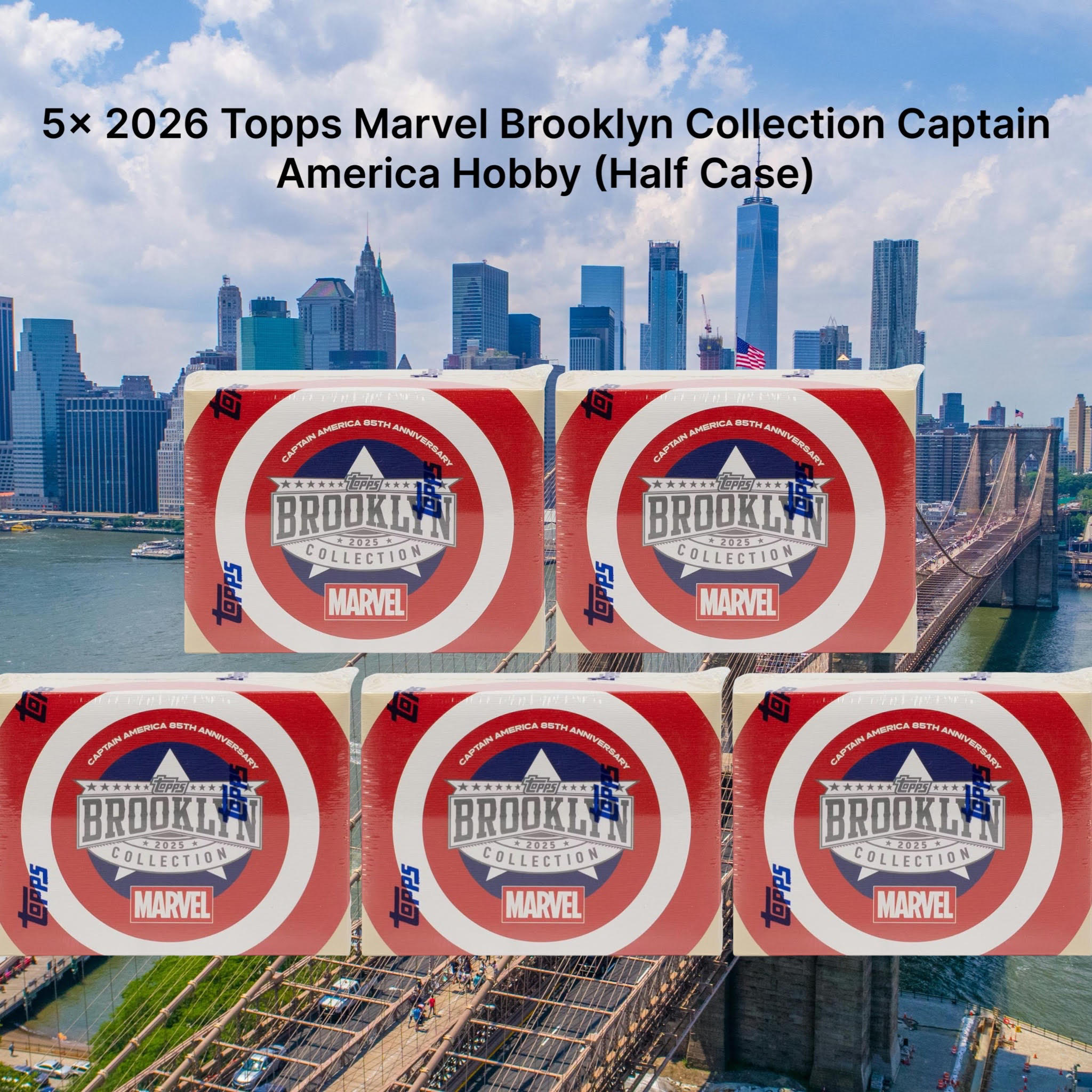 Marvel Break 176 - 2026 Topps Marvel Brooklyn Collection Captain America 5 Box Pick Your Character