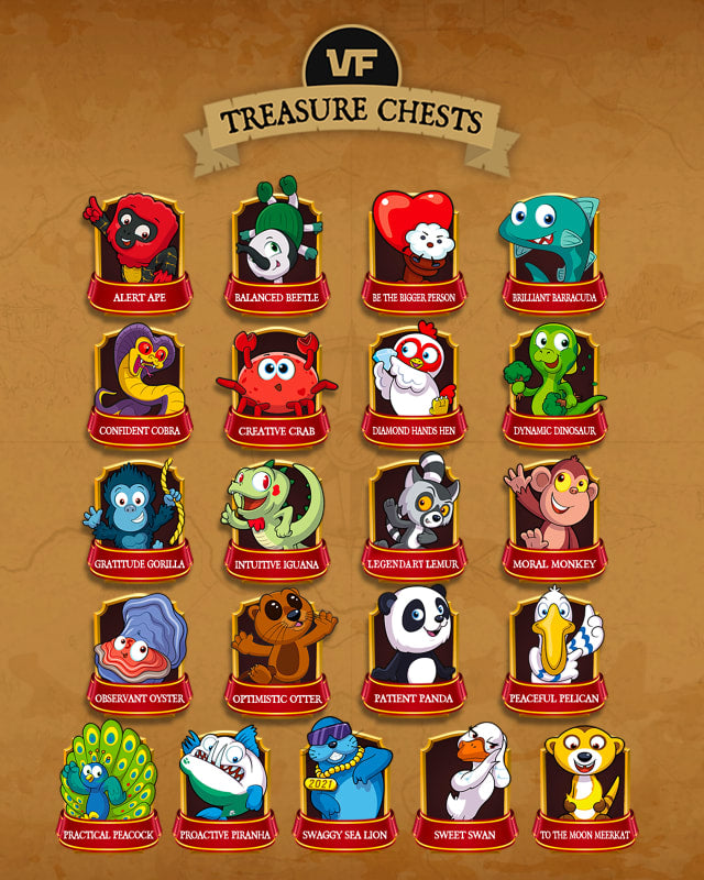VeeFriends Treasure Chest Trading Cards
